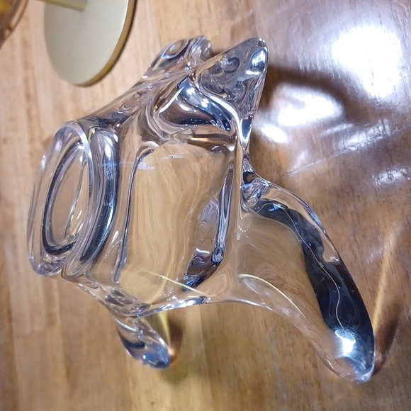 Vintage Princess House Crystal Dish. Bird / Sea Turtle - Picture 5 of 6